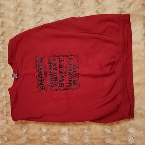 Bleached smooth as Tennessee Whishey sweatshirt